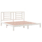 Bedframe Massief Grenenhout Wit 200X200 Cm