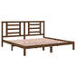 Bedframe Massief Grenenhout Honingbruin 200X200 Cm