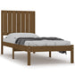 Bedframe Massief Hout Honingbruin 75X190 Cm 2Ft6 Small Single