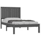 Bedframe Massief Grenenhout Grijs 90X190 Cm 3Ft Single