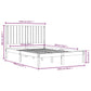 Bedframe Massief Grenenhout Wit 135X190 Cm 4Ft6 Double