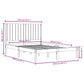 Bedframe Massief Grenenhout Wit 140X190 Cm