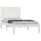 Bedframe Massief Grenenhout Wit 90X200 Cm
