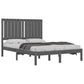 Bedframe Massief Grenenhout Grijs 120X200 Cm