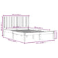 Bedframe Massief Grenenhout Wit 160X200 Cm
