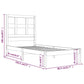 Bedframe Massief Hout Honingbruin 75X190 Cm 2Ft6 Small Single