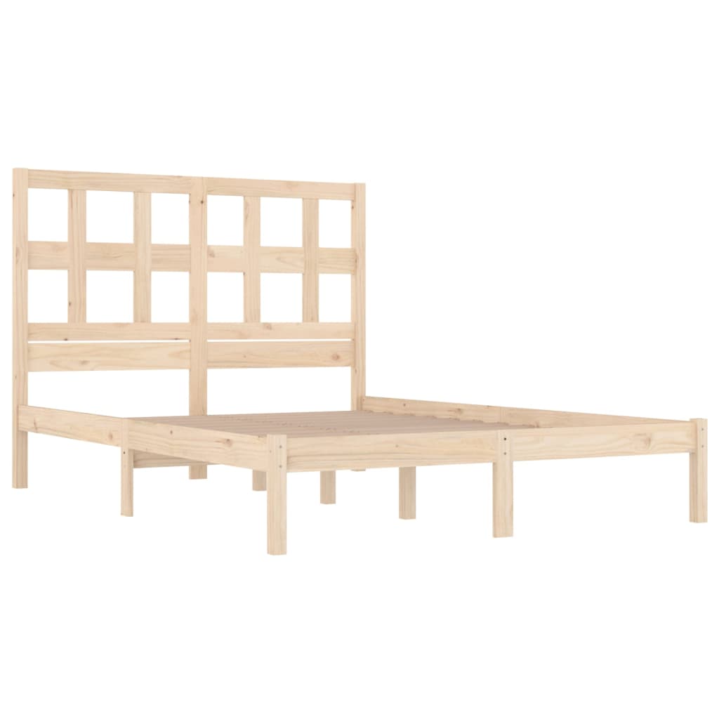 Bedframe Massief Grenenhout 135X190 Cm 4Ft6 Double
