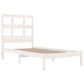 Bedframe Massief Grenenhout Wit 100X200 Cm