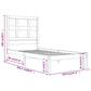 Bedframe Massief Grenenhout Wit 100X200 Cm