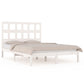 Bedframe Massief Grenenhout Wit 200X200 Cm