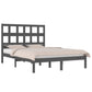 Bedframe Massief Grenenhout Grijs 200X200 Cm