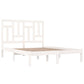 Bedframe Massief Grenenhout Wit 150X200 Cm 5Ft King Size