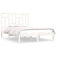 Bedframe Massief Grenenhout Wit 180X200 Cm 6Ft Super King
