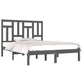 Bedframe Massief Grenenhout Grijs 200X200 Cm