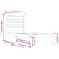 Bedframe Massief Hout Grijs 90X190 Cm 3Ft6 Single