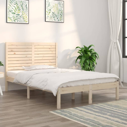 Bedframe Massief Hout 140X190 Cm