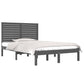 Bedframe Massief Hout Grijs 140X190 Cm