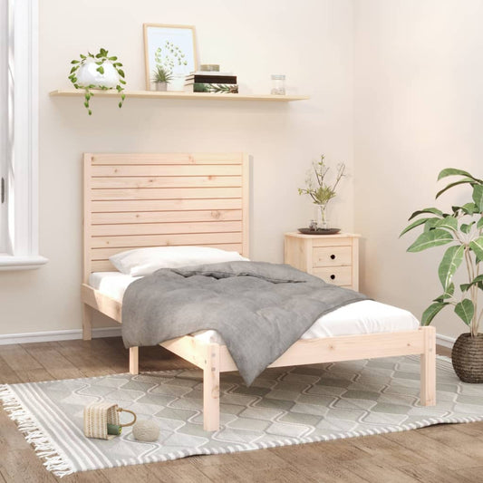 Bedframe Massief Hout 90X200 Cm