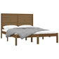 Bedframe Massief Hout Honingbruin 140X200 Cm
