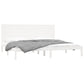 Bedframe Massief Hout Wit 200X200 Cm