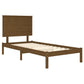 Bedframe Massief Hout Honingbruin 90X190 Cm 3Ft Single