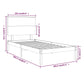 Bedframe Massief Grenenhout Grijs 100X200 Cm