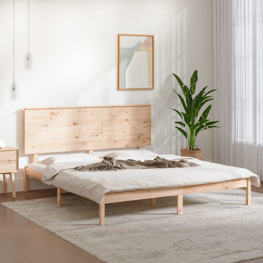 Bedframe Massief Hout 180X200 Cm 6Ft Super King