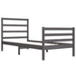 Bedframe Massief Grenenhout Grijs 75X190 Cm 2Ft6 Small Single