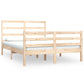 Bedframe Massief Grenenhout 135X190 Cm 4Ft6 Double