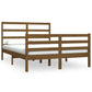 Bedframe Massief Grenenhout Honingbruin 135X190 Cm 4Ft6 Double