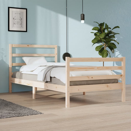 Bedframe Massief Grenenhout 100X200 Cm