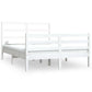 Bedframe Massief Grenenhout Wit 150X200 Cm 5Ft King Size