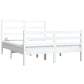 Bedframe Massief Grenenhout Wit 150X200 Cm 5Ft King Size