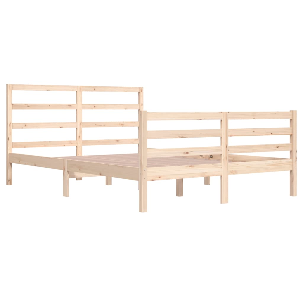 Bedframe Massief Grenenhout 160X200 Cm
