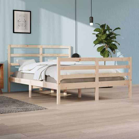 Bedframe Massief Grenenhout 160X200 Cm