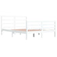 Bedframe Massief Grenenhout Wit 160X200 Cm