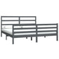 Bedframe Massief Grenenhout Grijs 180X200 Cm 6Ft Super King
