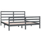 Bedframe Massief Grenenhout Grijs 180X200 Cm 6Ft Super King