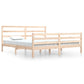 Bedframe Massief Grenenhout 200X200 Cm