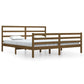 Bedframe Massief Grenenhout Honingbruin 200X200 Cm