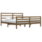 Bedframe Massief Grenenhout Honingbruin 200X200 Cm
