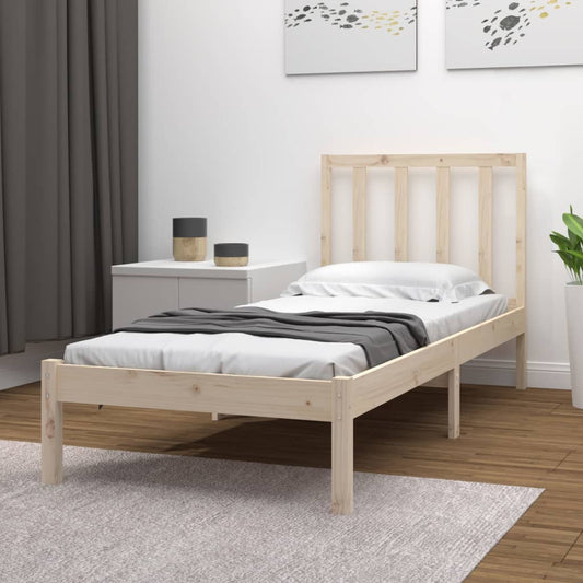 Bedframe Massief Grenenhout 75X190 Cm 2Ft6 Small Single