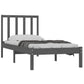 Bedframe Massief Grenenhout Grijs 90X190 Cm 3Ft Single