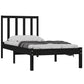 Bedframe Massief Grenenhout Zwart 90X190 Cm 3Ft Single