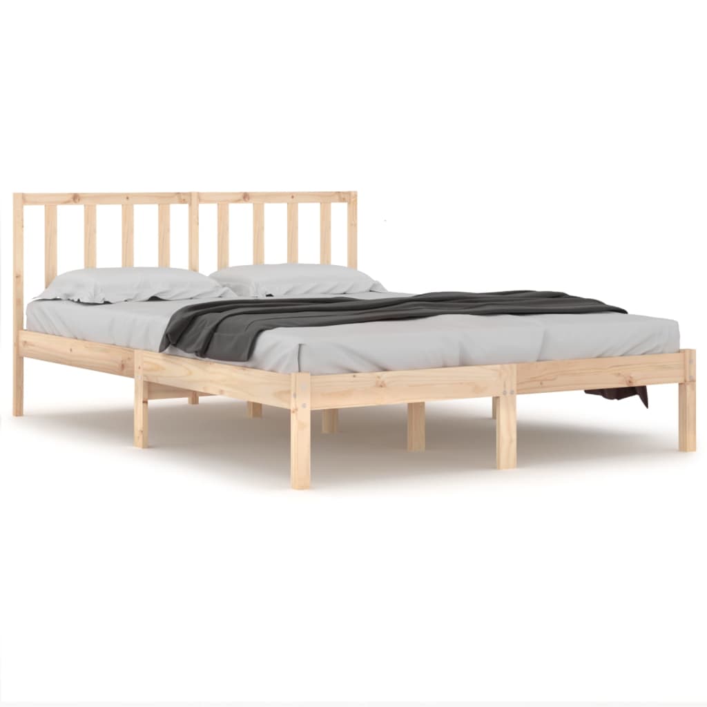 Bedframe Massief Grenenhout 120X190 Cm 4Ft Small Double