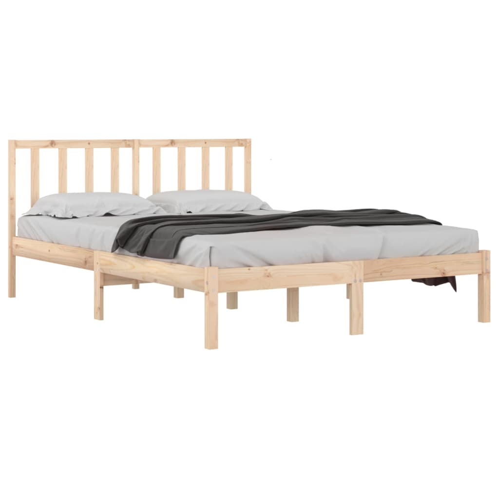 Bedframe Massief Grenenhout 120X190 Cm 4Ft Small Double