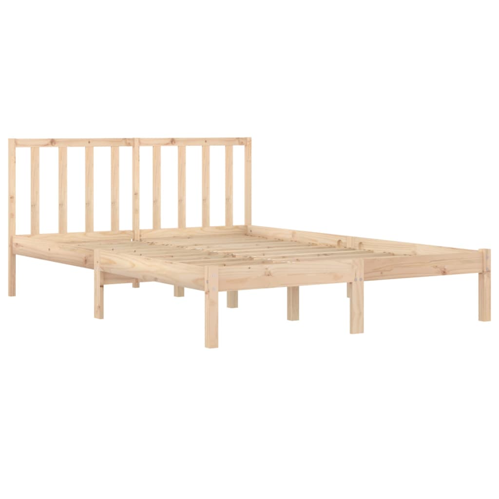 Bedframe Massief Grenenhout 120X190 Cm 4Ft Small Double