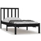 Bedframe Massief Grenenhout Zwart 90X200 Cm