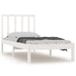 Bedframe Massief Grenenhout Wit 100X200 Cm