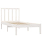 Bedframe Massief Grenenhout Wit 100X200 Cm